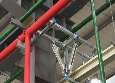 盘龙该抗震支架的整体式支吊架结构协调性好